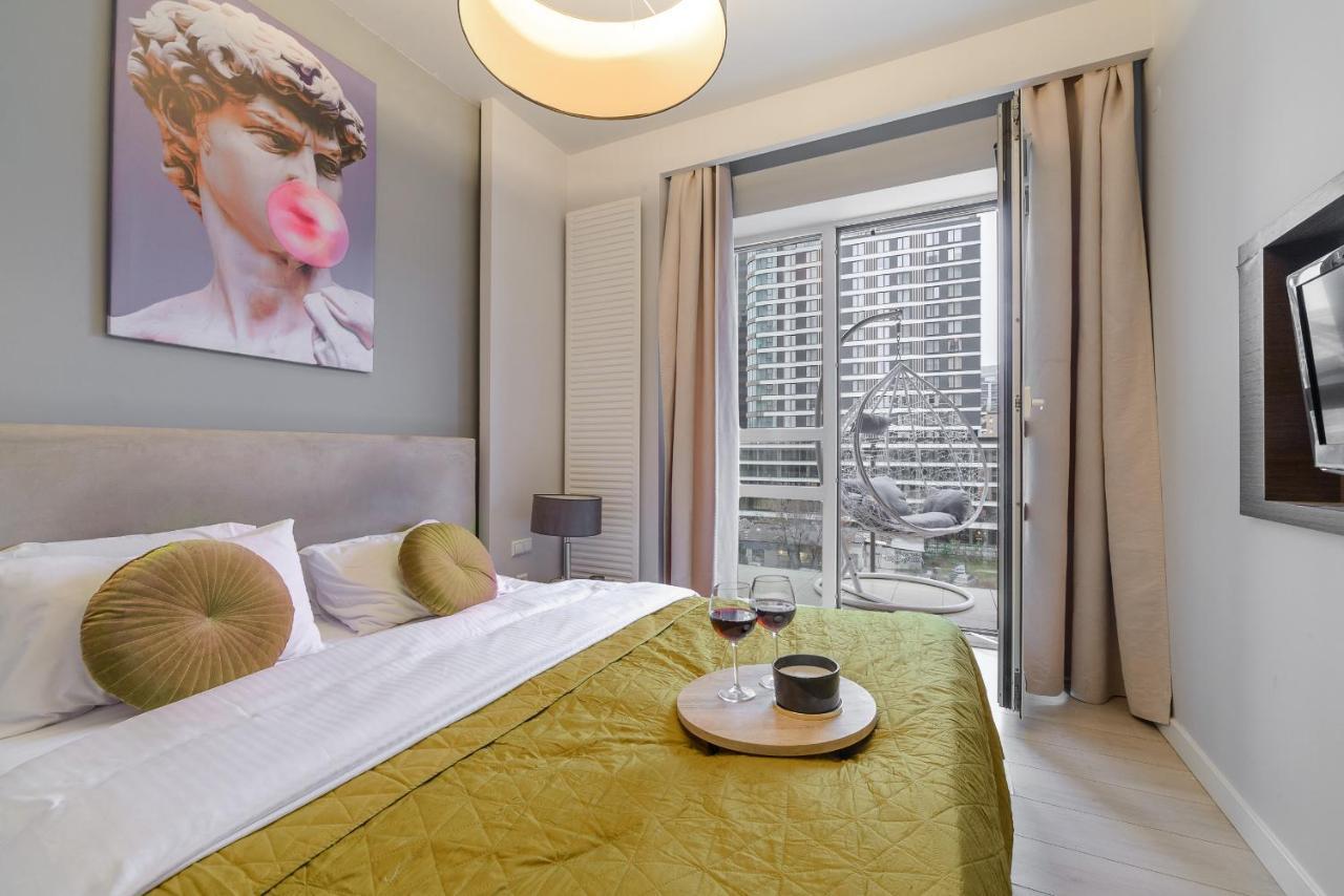 ורשה Luxury Apartments In Platinum Tower מראה חיצוני תמונה
