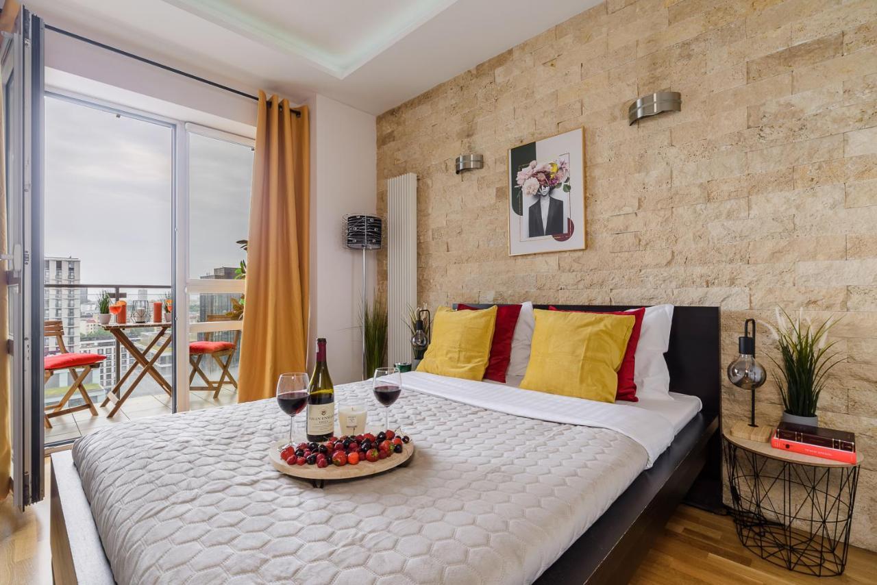 ורשה Luxury Apartments In Platinum Tower מראה חיצוני תמונה