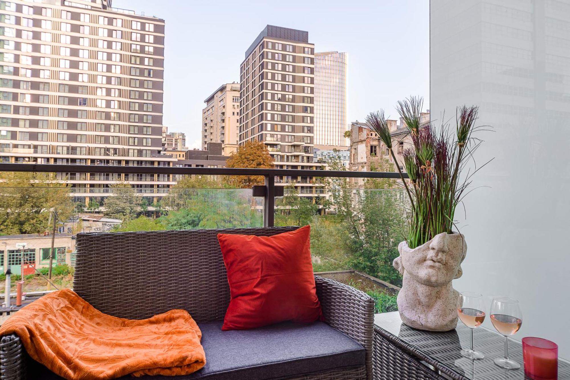 ורשה Luxury Apartments In Platinum Tower מראה חיצוני תמונה