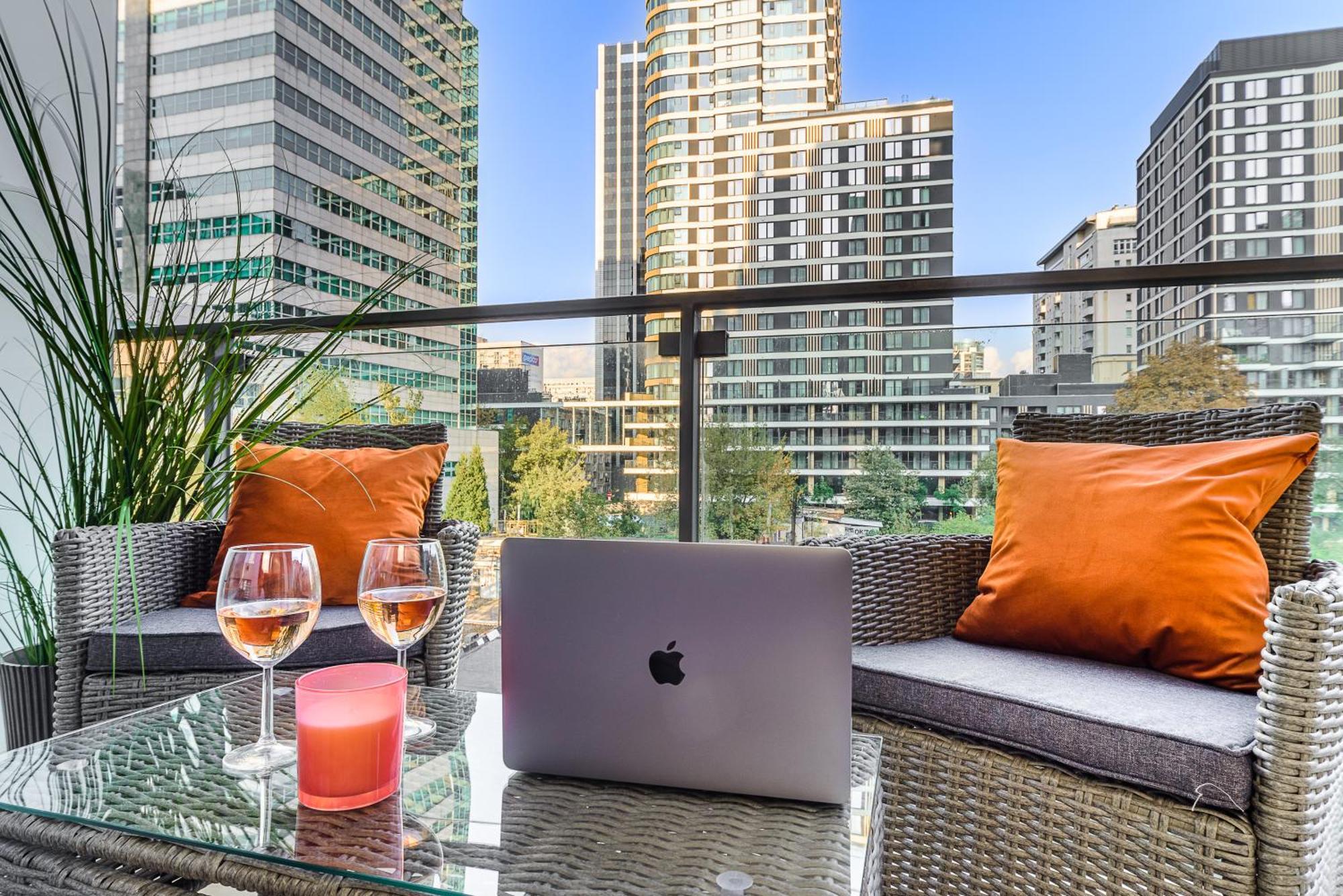 ורשה Luxury Apartments In Platinum Tower מראה חיצוני תמונה