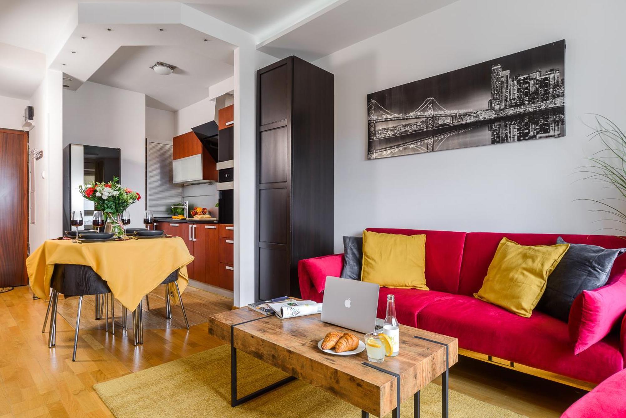 ורשה Luxury Apartments In Platinum Tower מראה חיצוני תמונה