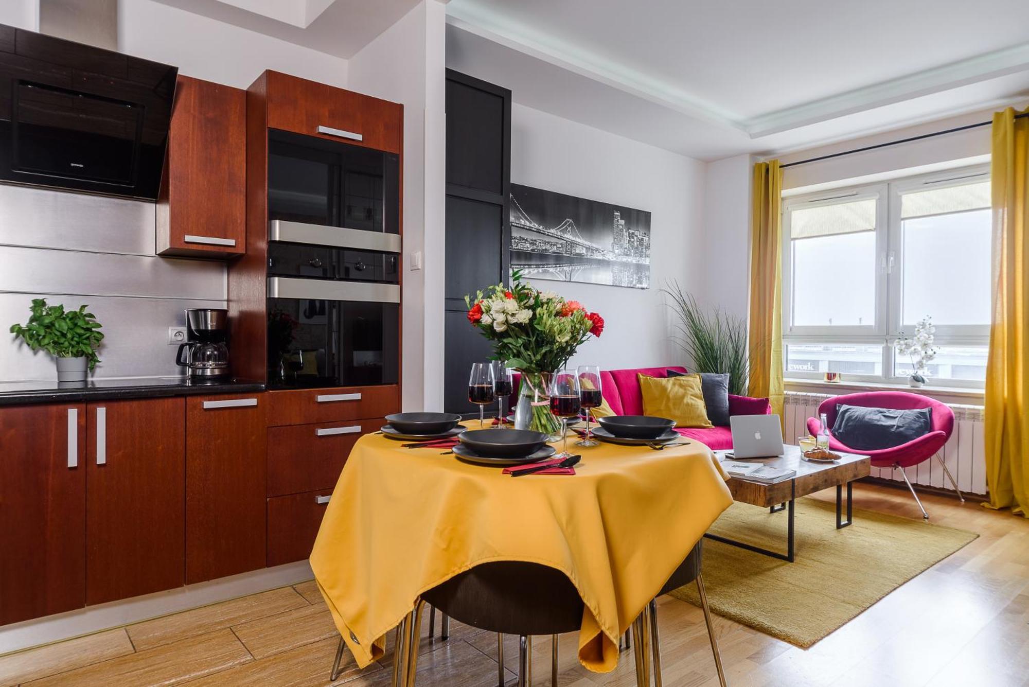 ורשה Luxury Apartments In Platinum Tower מראה חיצוני תמונה