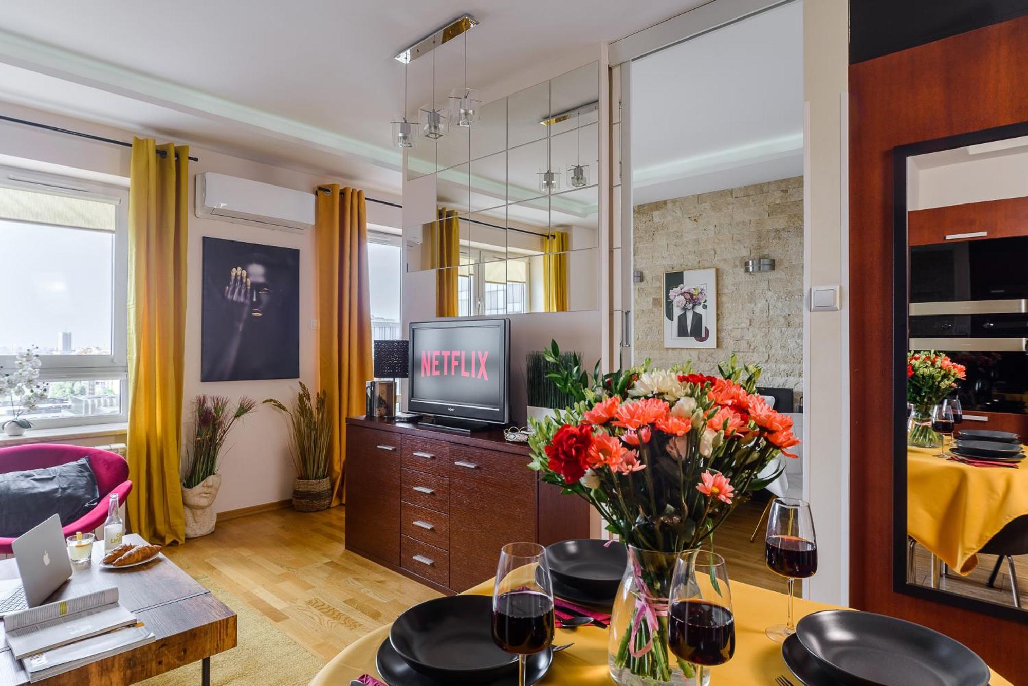 ורשה Luxury Apartments In Platinum Tower מראה חיצוני תמונה