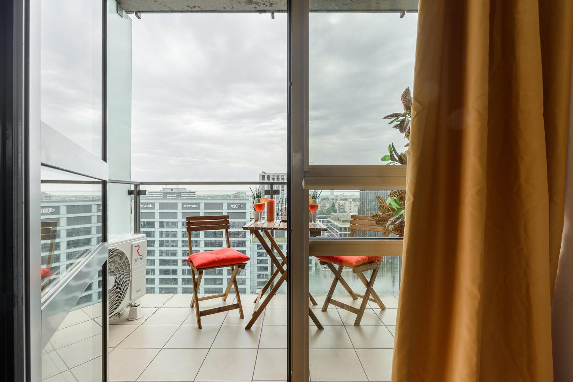 ורשה Luxury Apartments In Platinum Tower מראה חיצוני תמונה