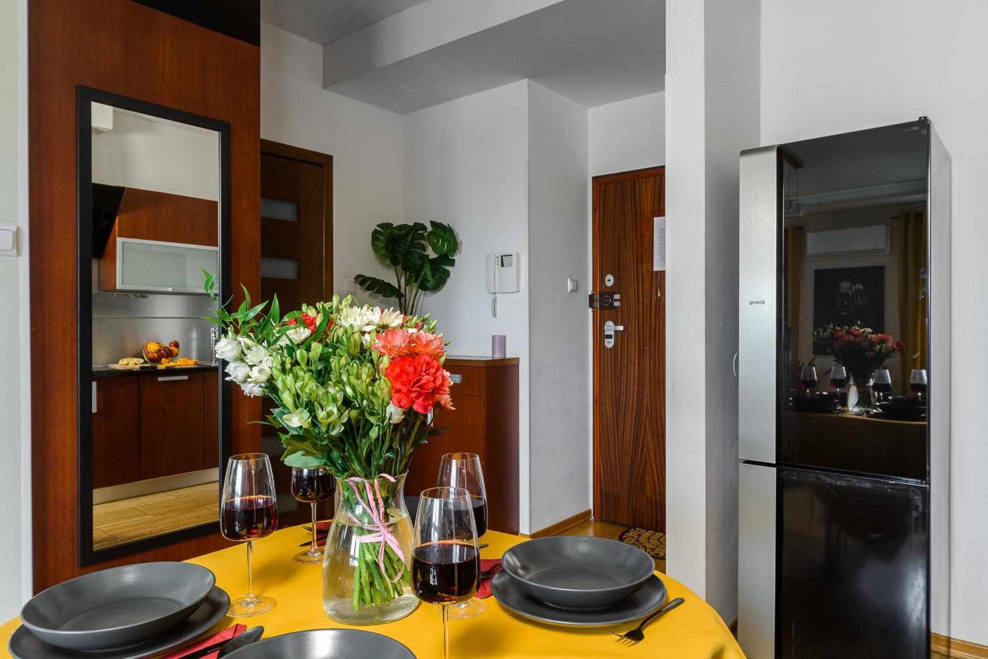 ורשה Luxury Apartments In Platinum Tower מראה חיצוני תמונה