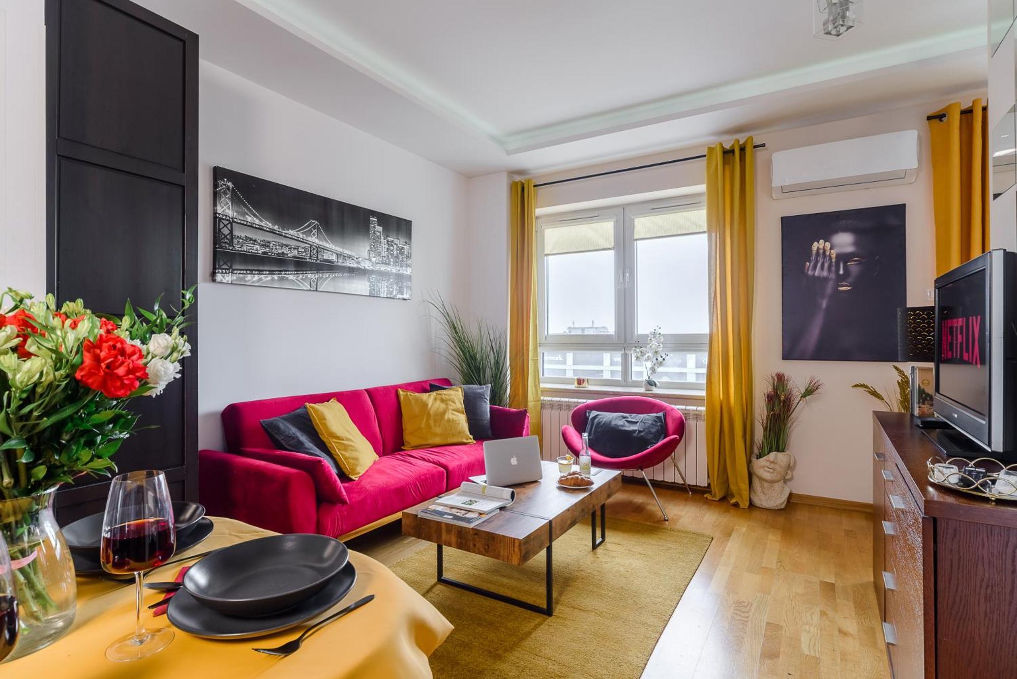 ורשה Luxury Apartments In Platinum Tower מראה חיצוני תמונה