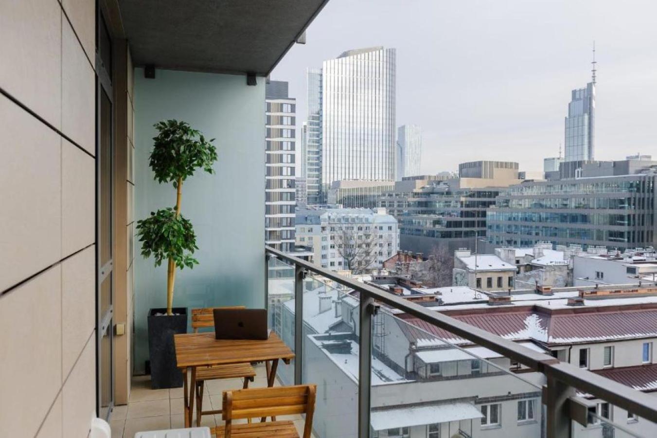 ורשה Luxury Apartments In Platinum Tower מראה חיצוני תמונה